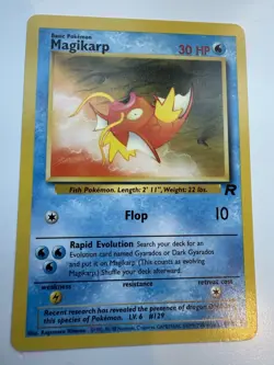 Magikarp 47/82 Pokemon Team Rocket Unlimited Non Holo (LP) - Image 2