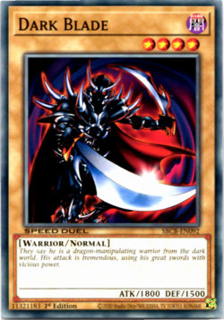 DARK BLADE SBCB-EN092 - Common - 1st Edition Yugioh - Image 1