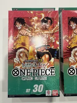 One Piece TCG Starter Deck ST-30 Luffy and Ace English 2 Sealed Boxes - Image 4