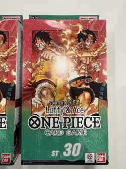 One Piece TCG Starter Deck ST-30 Luffy and Ace English 2 Sealed Boxes - Image 5