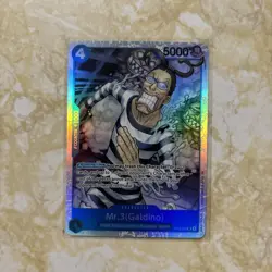 Mr.3 (Galdino) Super Rare (SR) OP16-056 The Time of Battle English Foil - Image 1