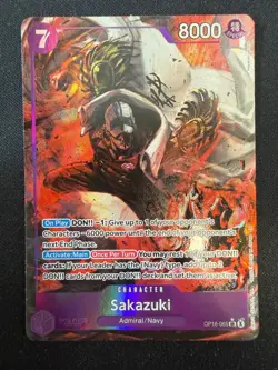 Sakazuki (OP16-065 SR) Parallel/Alt ENGLISH - One Piece - Image 1
