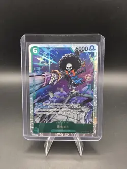 Bandai One Piece Card Game Brook OP15-032 Rare Holo Alternate Art - Image 1