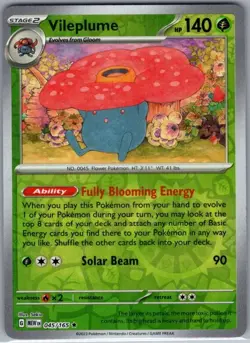Vileplume 045/165 Reverse Holo SV: Scarlet & Violet 151 - Pokemon Card - NM - Image 1