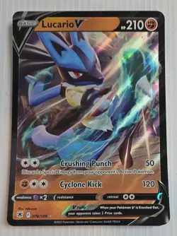 25 Pokemon Lot Of 25 Lucario 078/189 Jumbo Promo Cards Oversized 5"x7" - Image 2