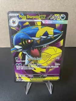 Mega Sharpedo EX 113/094 NM/M – Full Art TCG Pokemon Phantasmal Flames 113 - Image 1