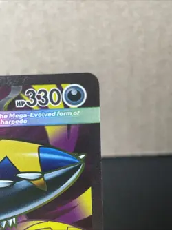 Mega Sharpedo EX 113/094 NM/M – Full Art TCG Pokemon Phantasmal Flames 113 - Image 2
