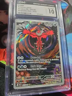 Yveltal 205/182 CGC MINT 10 Pokemon Holo Paradox Rift Illustration Rare - Image 1