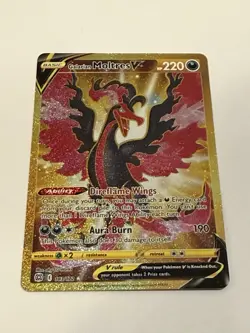 Pokemon Galarian Moltres V (Secret) 183/172 Swsh09: Brilliant Stars Holo J - Image 1