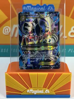 M Mewtwo EX #159 Ultra Rare Full Art Pokemon TCG 2015 XY BREAKthrough DMG - Image 1