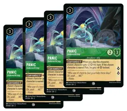 Disney Lorcana Panic Underworld Imp x 4 - Rise of the Floodborn NM - Free Card - Image 1