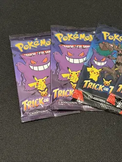 Lot Of Halloween Pokemon And Squishmallow Trading Card Packs New SEALED - Image 2