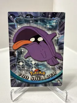 Topps Pokemon Shellder #90 2000 TV Animation Edition Non Holo Blue Logo - Image 1