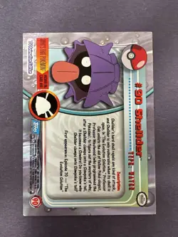 Topps Pokemon Shellder #90 2000 TV Animation Edition Non Holo Blue Logo - Image 4