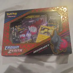 Pokemon TCG Crown Zenith Regidrago V Collection Box NEW SEALED 820650851834 - Image 1
