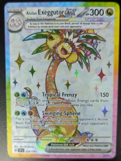 Pokemon Karte Alola-Kokowei ex 225/191 Sturmische Funken Englisch NM - Image 1