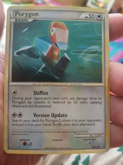 Pokemon TCG Porygon HGSS22 – Holo Black Star Promo – HeartGold SoulSilver - Image 1