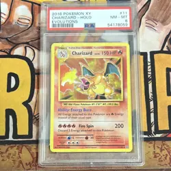 The Pokemon Company Charizard 11/108 Evolutions Holo Rare PSA 8 EN - Image 1