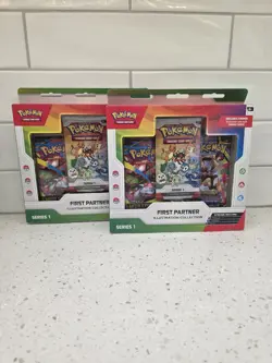 Pokemon First Partner Illustration Collection Series 1. 2 boxes. - Image 1