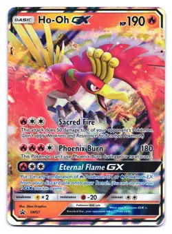 Ho-Oh GX - SM57 Holo Promo Sun & Moon Promo Pokemon NM - Image 1
