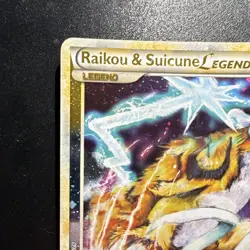 Raikou & Suicune Legend 92/95 Unleashed Holo Ultra Rare EN Pokemon MP - Image 2