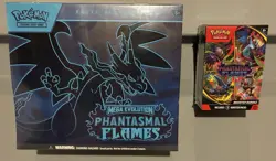Pokemon TCG Mega Evolution: Phantasmal Flames Elite Trainer Box + Booster Bundle - Image 1