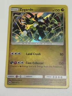 Pokemon TCG Zygarde Burning Shadows 100/147 Holo Rare - Image 1