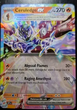 Pokemon Ceruledge ex 036/191 SSP Surging Sparks NM - Image 1