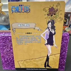 Custom Fan Art - One Piece Nico Robin SR Holo Full Art Character Card - Image 2