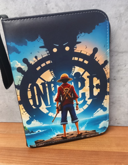 One Piece Trading TCG Card Case Book Holder Binder Album with Carry Handle - Image 1