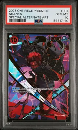 Shanks SP OP06-007 One Piece Premium Booster PRB-02 SAA English 🔥 PSA 10 🔥 - Image 1