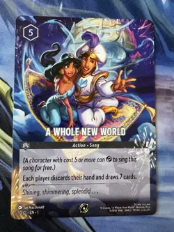 Disney Lorcana - A Whole New World - Promo Card 10/C1 Near Mint - Image 1