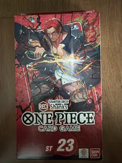 One Piece Card Game Card Game Starter Deck - ST-23 Shanks - Brand New & Sealed! - Image 1