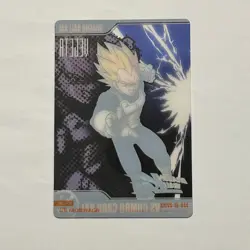 M547 Vegeta Japanese Dragon Ball Kai x Morinaga Clear Card 044 - Image 2