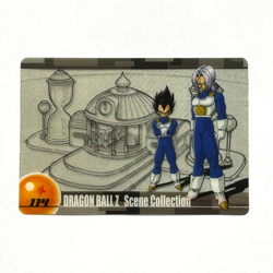 S7183 Vegeta & Trunks Japanese Dragon Ball Z x Morinaga Clear Card 114 J3 - Image 1