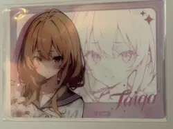 TIAGA R R-020 TRANSPARENT GENKI PARADE 3 Goddess Story Anime Collectible Card - Image 1