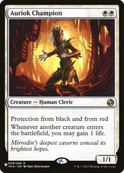 Auriok Champion - Light Play MTG The List - Image 1