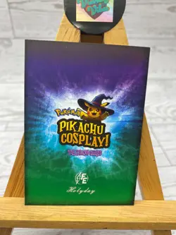 Pikachu as Cosplay Indiana Jones Non- Pokemon Fan Art Cracked Ice Trading Card - Image 4