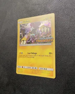 Lost Thunder Prerelease Raikou with Corner Error Pokemon Card Near Mint - Image 2
