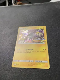 Lost Thunder Prerelease Raikou with Corner Error Pokemon Card Near Mint - Image 4