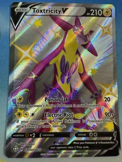 Toxtricity V SV112/SV122 Shining Fates Full Art Pokemon Card - Image 1