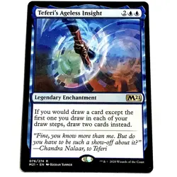 MTG Teferi's Ageless Insight Core Set 2021 076/274 Regular Rare - Image 1