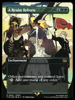 A Realm Reborn (Borderless) Final Fantasy Foil - Image 1