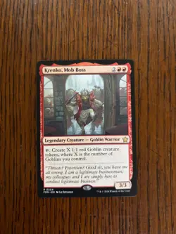 Custom Commander EDH Deck - Krenko, Mob Boss. Goblin Attack! MTG - Image 1