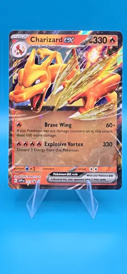 Charizard ex 161 Holo Promo Scarlet & Violet Promo Pokemon Holo Near Mint B18 - Image 1