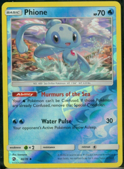 Pokemon - PHIONE - 30/70 - Reverse Holo - Dragon Majesty - NM/M - Image 1