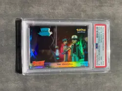 Pokemon TOPPS The First Movie - RAINBOW foil #19 The stairwell - PSA8 Highest - Image 2