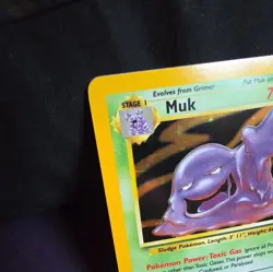 Pokemon TCG Fossil Muk 13/62 Holo Rare Holo English 1999 Nm Near Mint See Descri - Image 3