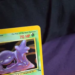 Pokemon TCG Fossil Muk 13/62 Holo Rare Holo English 1999 Nm Near Mint See Descri - Image 4