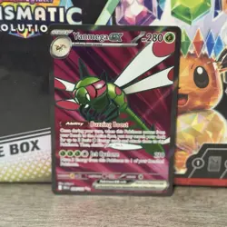 Pokemon Card Yanmega Ex 206/182 Secret Rare Scarlet Violet Destined Rivals NM - Image 1